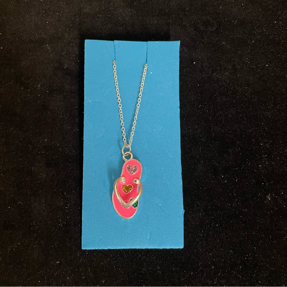 Claire’s Women’s Colorful Claire's Flip-Flop Necklace